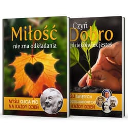 Myśli Świętych Miłość nie zna odkładania / Czyń Dobro gdziekolwiek jesteś Pakiet - Sękalska, Małgorzata B