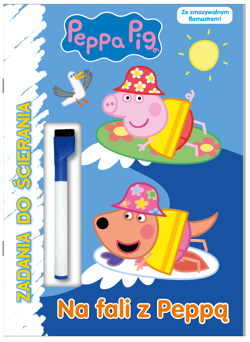 Na fali z Peppą. Świnka Peppa. Zadania do ścierania - Opracowanie Zbiorowe
