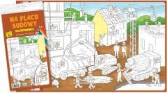 Na placu budowy. Kolorowanka XL - Praca zbiorowa