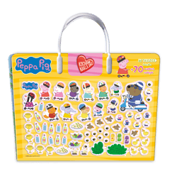 Na podwórku z Peppą. Kocham naklejać. Świnka Peppa - Opracowanie Zbiorowe