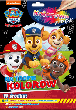 Na tropie kolorów. Kolorowe zdrapki. Psi Patrol - Opracowanie Zbiorowe