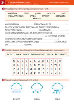 Galeria - zdjęcie nr. 4 - Na tropie pór roku Jesień Materiały dla uczniów z niepełnosprawnością intelektualną