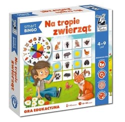 Na tropie zwierząt. Smart bingo. Gra edukacyjna - Pieczka Monika