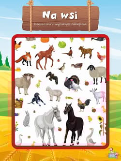 Na wsi. Książeczka z wypukłymi naklejkami - Praca zbiorowa