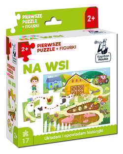Na wsi. Pierwsze puzzle + figurki. Kapitan Nauka - Anna Zając, Patrycja Grześkowiak