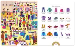 Galeria - zdjęcie nr. 5 - Na zakupach Słowniczek polsko-angielski Książka z wysuwankami