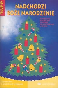 Nadchodzi Boże Narodzenie Świąteczne wycinanki z papieru do zawieszenia w oknie