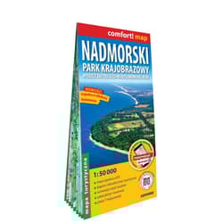 Nadmorski Park Krajobrazowy mapa turystyczna 1:50 000 laminat 2021 - Opracowanie Zbiorowe