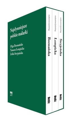 Najsłynniejsze polskie malarki  Zestaw miniaturowych albumów w etui - Kozakowska-Zaucha Urszula, Maria Anna Potocka, Światosław Lenartowicz