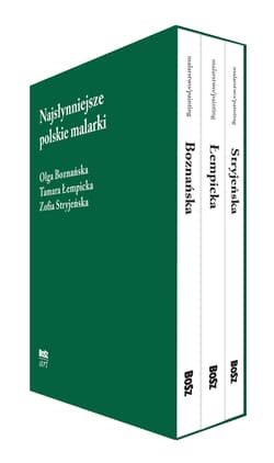 Najsłynniejsze polskie malarki  Zestaw miniaturowych albumów w etui - Kozakowska-Zaucha Urszula, Maria Anna Potocka, Światosław Lenartowicz