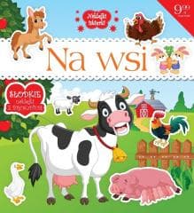 Naklejki iskierki z brokatem. Na wsi - Praca zbiorowa