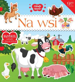 Naklejki iskierki z brokatem. Na wsi - Praca zbiorowa