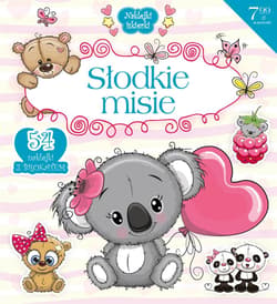 Naklejki iskierki z brokatem. Słodkie misie - Praca zbiorowa