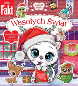 Naklejki iskierki z brokatem. Wesołych Świąt - Praca zbiorowa