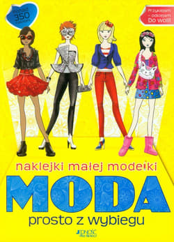 Naklejki małej modelki Moda prosto z wybiegu