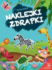 Naklejki zdrapki. Zwierzęta - Praca zbiorowa