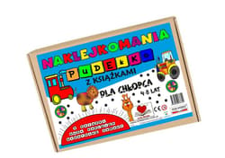 Naklejkomania. Pudełko z książkami dla chłopca