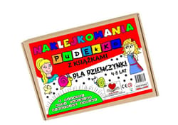 Naklejkomania. Pudełko z książkami dla dziewczynki