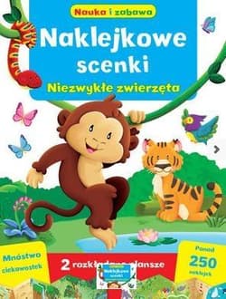 Naklejkowe scenki Niezwykłe zwierzęta - Praca zbiorowa