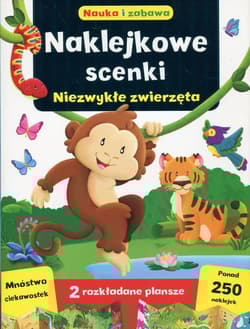 Naklejkowe scenki Niezwykłe zwierzęta - Praca zbiorowa