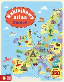 Naklejkowy atlas Europy - Jonathan Melmoth