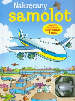 Nakręcany samolot wewnątrz nakręcany samolocik i 3 trasy