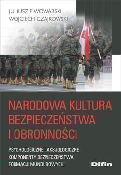 Narodowa kultura bezpieczeństwa i obronności Psychologiczne i aksjologiczne komponenty kultury bezpieczeństwa formacji mundurowych - Czajkowski Wojciech