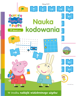 Nauka kodowania. Świnka Peppa. Uczę się z Peppą - Opracowanie Zbiorowe