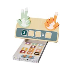 Nauka liczenia na palcach - drewniana zabawka edukacyjna