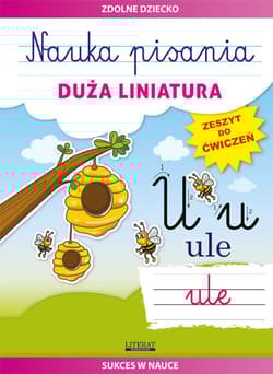 Nauka pisania Duża liniatura Zeszyt do ćwiczeń
