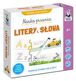 Nauka pisania. Litery i słowa. Książka + puzzle do pisania - Opracowanie Zbiorowe