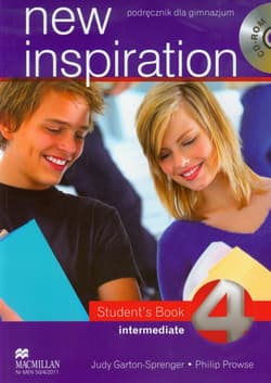 New Inspiration 4 Intermediate Student's Book + CD gimnazjum - Garton-Sprenger Judy, Prowse Philip