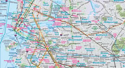 Galeria - zdjęcie nr. 2 - New York city street map 1:75 000 laminat 2025