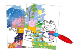 Galeria - zdjęcie nr. 5 - Nie ma to jak rodzinka!. Świnka Peppa. Wodne kolorowanie