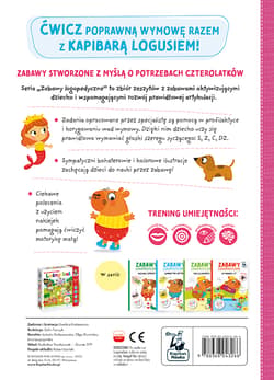 Galeria - zdjęcie nr. 2 - Nie seplenię. Kapitan Nauka. Zabawy logopedyczne. Kapibara Loguś