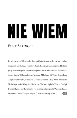 Nie wiem - Filip Springer