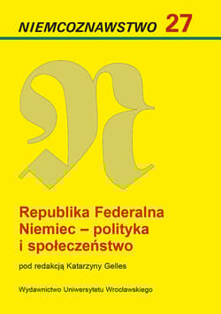 Niemcoznawstwo 27 Republika Federalna Niemiec - polityka i społeczeństwo