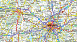 Galeria - zdjęcie nr. 2 - Niemcy mapa samochodowa 1:900 000 laminat 2023