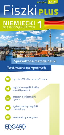 Niemiecki. Fiszki PLUS dla początkujących 1. Poziom A0-A1 wyd. 2 - Opracowanie Zbiorowe