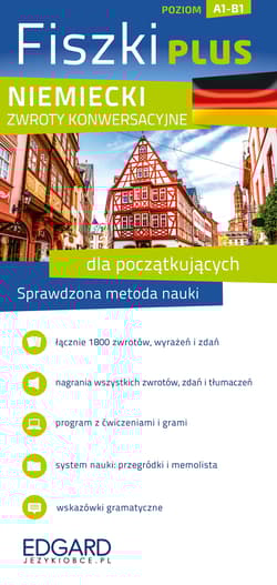 Niemiecki. Fiszki PLUS. Zwroty konwersacyjne dla początkujących. Poziom A1-B1