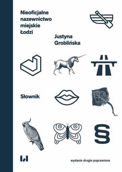 Nieoficjalne nazewnictwo miejskie Łodzi Słownik. Wydanie drugie poprawione - Justyna Groblińska