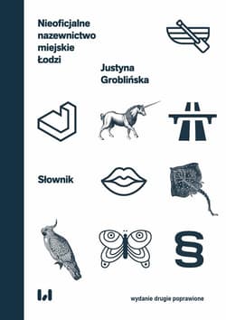 Nieoficjalne nazewnictwo miejskie Łodzi Słownik. Wydanie drugie poprawione - Justyna Groblińska