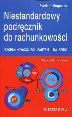Niestandardowy podręcznik do rachunkowości Rachunkowość pół żartem i na serio - Rogozina Svetlana