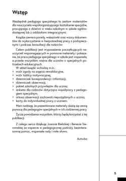 Galeria - zdjęcie nr. 2 - Niezbędnik pedagoga specjalnego Materiały dla nauczyciela współorganizującego kształcenie specjalne w szkole ogólnodostępnej lub z oddziałami integracyjnymi