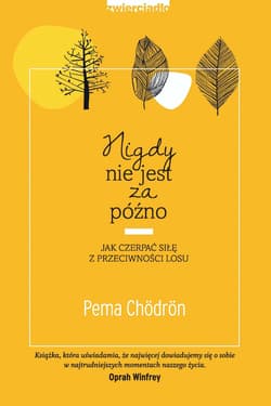 Nigdy nie jest za późno Jak czerpać siłę z przeciwności losu - Pema Chördön