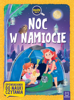 Noc w namiocie Duże litery Opowiadania do nauki czytania - Agata Giełczyńska-Jonik