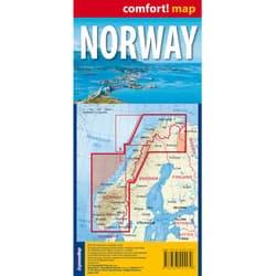 Galeria - zdjęcie nr. 4 - Norwegia road map 1:11000 000 laminat 2025