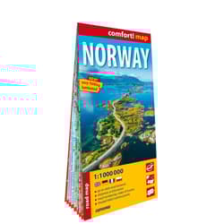 Norwegia road map 1:11000 000 laminat 2025 - Opracowanie Zbiorowe