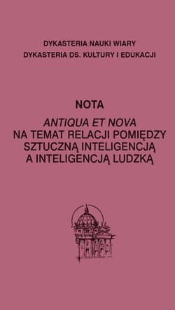 Nota Antiqua et vova na temat relacji pomiędzy.. - Dykasteria Nauki I Wiary
