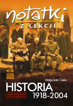 Notatki z lekcji Historia IX Historia 1918-2004 - Małgorzata Ciejka